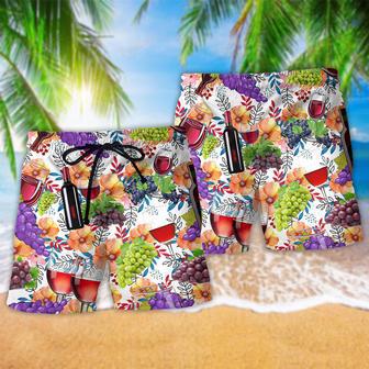 Wine Love It Amazing Style Beach Short | Newhawaiianshirts UK