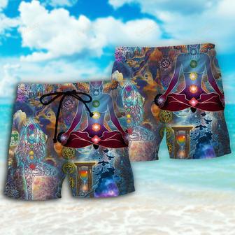 Yoga Galaxy Peace Your Soul Beach Short | Newhawaiianshirts