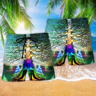 Yoga Tree Of Life Cool Beach Short | Newhawaiianshirts DE