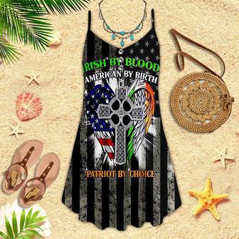 American Irish St Patrick's Day Spaghetti Strap Summer Dress | Newhawaiianshirts CA