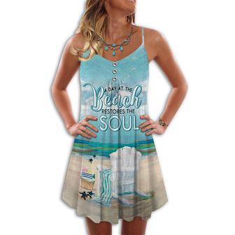 Beach A Day At The Beach - Summer Dress | Newhawaiianshirts DE