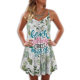 Beach Calling Must Go - Summer Dress | Newhawaiianshirts UK