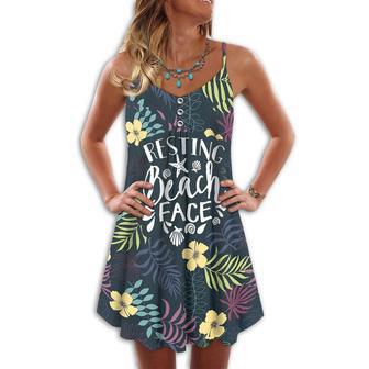 Beach Face Beautiful Flowers - Summer Dress | Newhawaiianshirts AU