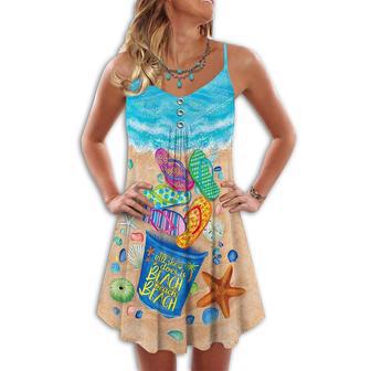 Beach Flip Flop Starfish - Summer Dress | Newhawaiianshirts AU