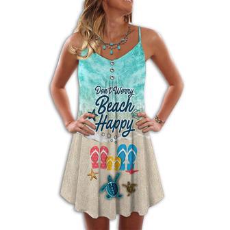 Beach Happy Don't Worry - Summer Dress | Newhawaiianshirts AU