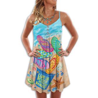 Beach Life Is Best With Flipflops - Summer Dress | Newhawaiianshirts AU