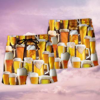 Beer It's Time For Beer Beach Short | Newhawaiianshirts CA