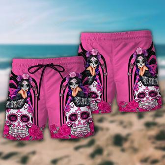 Breast Cancer Awareness Fight Like A Girl Breast Cancer Awareness Beach Short | Newhawaiianshirts AU