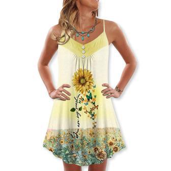 Butterfly And Sunflower You Are My Sunshine - Summer Dress | Newhawaiianshirts DE