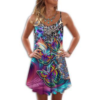 Butterfly Colorful Butterfly Neon - Summer Dress | Newhawaiianshirts DE