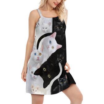 Cat Are Better Than - Women's Sleeveless Cami Dress | Newhawaiianshirts DE