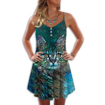 Cat Love Summer Vibes Cool - Summer Dress | Newhawaiianshirts CA