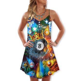 Christmas Billiard Firer Merry Christmas - V-Neck Sleeveless Cami Dress | Newhawaiianshirts DE