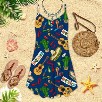 Cinco De Mayo Mexican Party Spaghetti Strap Summer Dress | Newhawaiianshirts