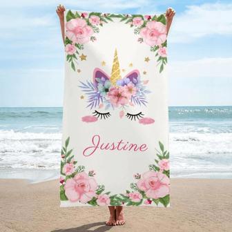 Custom Name Personalized Beach Towels Perfect Kids Adults Unique Gift | Newhawaiianshirts DE