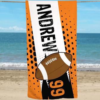 Custom Sports Towel Football Soccer Baseball Kids Beach Towels Fun | Newhawaiianshirts AU