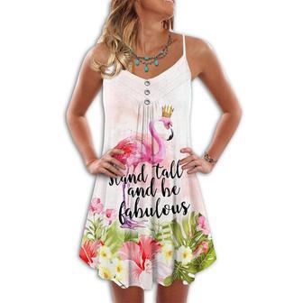 Flamingo Loves Summer Tropical Vibes Awesome - Summer Dress | Newhawaiianshirts CA