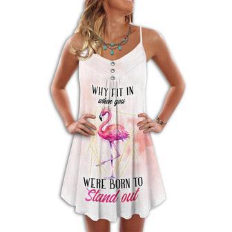 Flamingo Loves Summer Tropical Vibes Beautiful - Summer Dress | Newhawaiianshirts UK