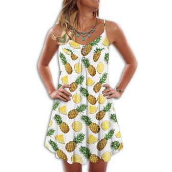 Fruit Pineapple Tropical Vibes Love Summer - Summer Dress | Newhawaiianshirts UK