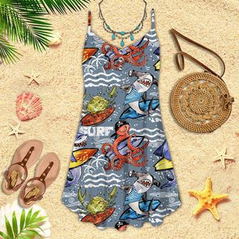 Fun Surf Spaghetti Strap Summer Dress | Newhawaiianshirts CA