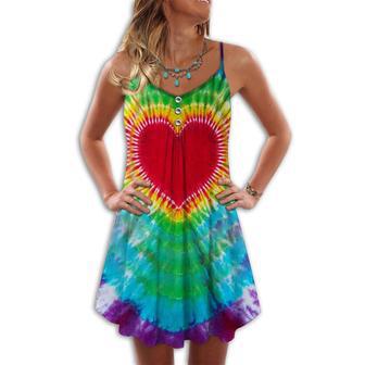 Hippie Peaceful Butterfly Summer Vibes Heart - Summer Dress | Newhawaiianshirts DE