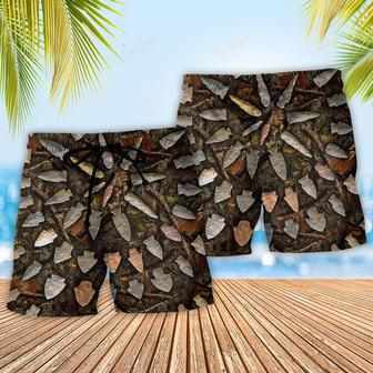 Hunting Arrowhead Hunting Camo Pattern Beach Short | Newhawaiianshirts AU