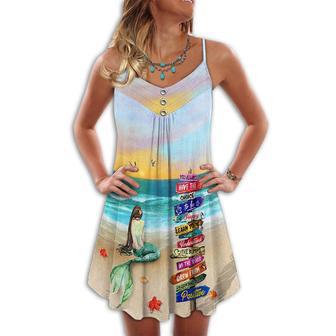 Mermaid Beach On The Sunset - Summer Dress | Newhawaiianshirts UK