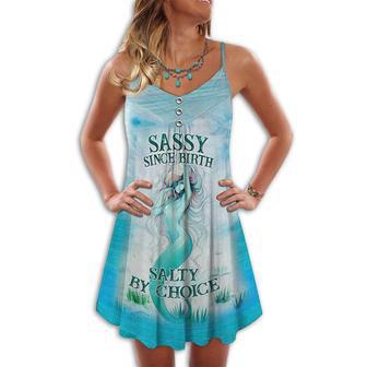 Mermaid Sassy Salty By Choice - Summer Dress | Newhawaiianshirts CA