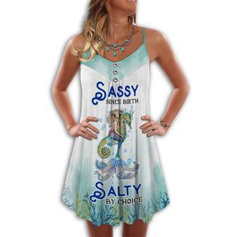 Mermaid Sassy Sine Birth Salty By Choice Summer Style - Summer Dress | Newhawaiianshirts AU