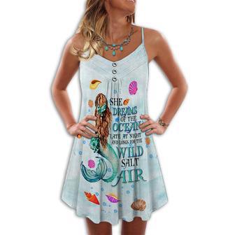 Mermaid She Dreams On The Ocean - Summer Dress | Newhawaiianshirts CA