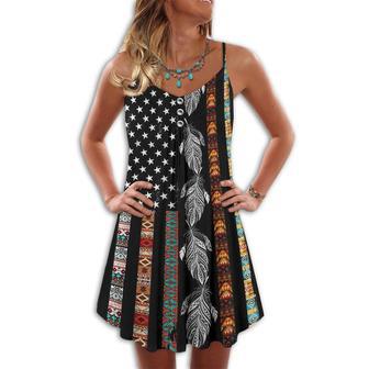 Native America Summer Vibes Black Style - Summer Dress | Newhawaiianshirts DE