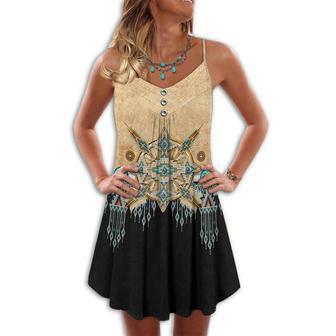 Native Peaceful Vibes Dreamcatcher Pattern - Summer Dress | Newhawaiianshirts CA