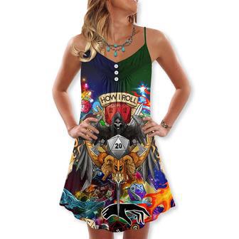 Santa Merry Christmas Snow - V-Neck Sleeveless Cami Dress | Newhawaiianshirts DE