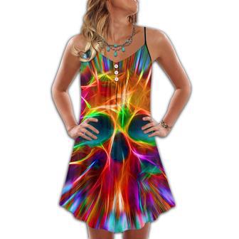 Skull Rainbow Color Love Style - Summer Dress | Newhawaiianshirts AU