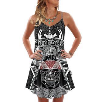 Star Wars Darth Vader Strikes Back - V-Neck Sleeveless Cami Dress | Newhawaiianshirts AU