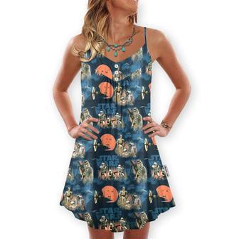 Starwars Never Underestimate A Droid - V-Neck Sleeveless Cami Dress | Newhawaiianshirts