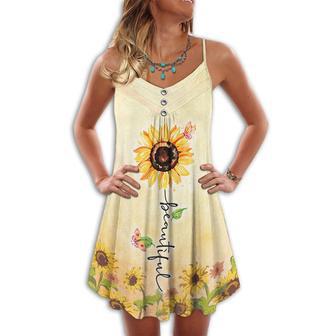 Sunflower With Beautiful And Stunning Style - Summer Dress | Newhawaiianshirts UK