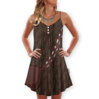 Sw Chewbacca Cosplay - V-Neck Sleeveless Cami Dress | Newhawaiianshirts DE