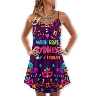 Sydney Mardi Gras Amazing Style Art - V-Neck Sleeveless Cami Dress | Newhawaiianshirts CA