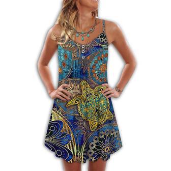 Turtle Mandala Color Style - Summer Dress | Newhawaiianshirts DE