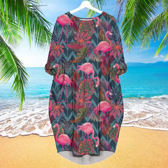 Aloha Adventure To The Beach Long Sleeve Midi Dress | Newhawaiianshirts DE