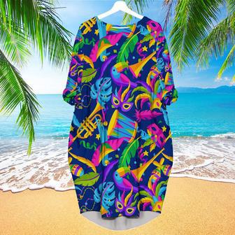 Carnival A Happy Carnival Is Coming Long Sleeve Midi Dress | Newhawaiianshirts