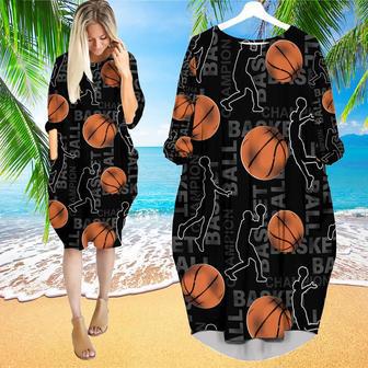 Excellent Basketball Guys Urban Long Sleeve Midi Dress | Newhawaiianshirts DE