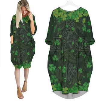 Irish Saint Patricks Day Long Sleeve Midi Dress | Newhawaiianshirts