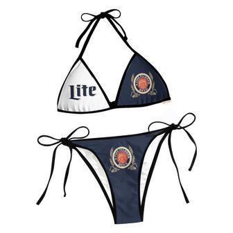 Miller Lite Basic Triangle Bikini | Newhawaiianshirts