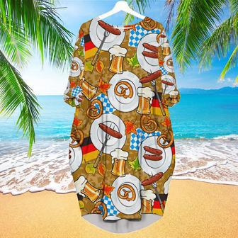 Oktoberfest Happy Beer Day Long Sleeve Midi Dress | Newhawaiianshirts AU