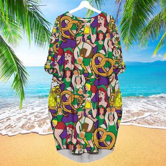 People Enjoy Holiday Beer Long Sleeve Midi Dress | Newhawaiianshirts UK