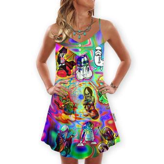 Star Wars Your Eyes Can Deceive You, Don't Trust Them - V-Neck Sleeveless Cami Dress | Newhawaiianshirts