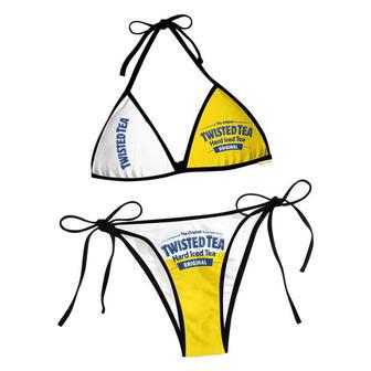 Twisted Tea Basic Triangle Bikini | Newhawaiianshirts UK