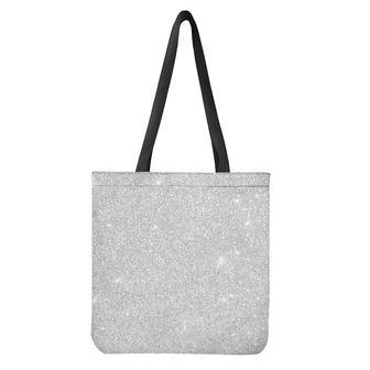 Bright Silver (Not Real) Glitter Print Tote Bag | Newhawaiianshirts AU